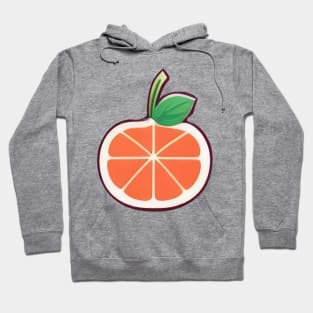 Stylized Orange Hoodie